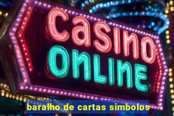 baralho de cartas simbolos